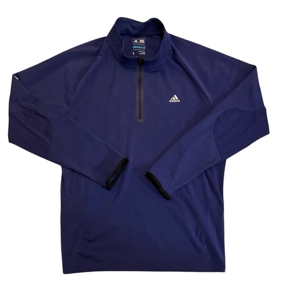 ADIDAS Climacool 1/4 Zip Pullover - Picture 1 of 9